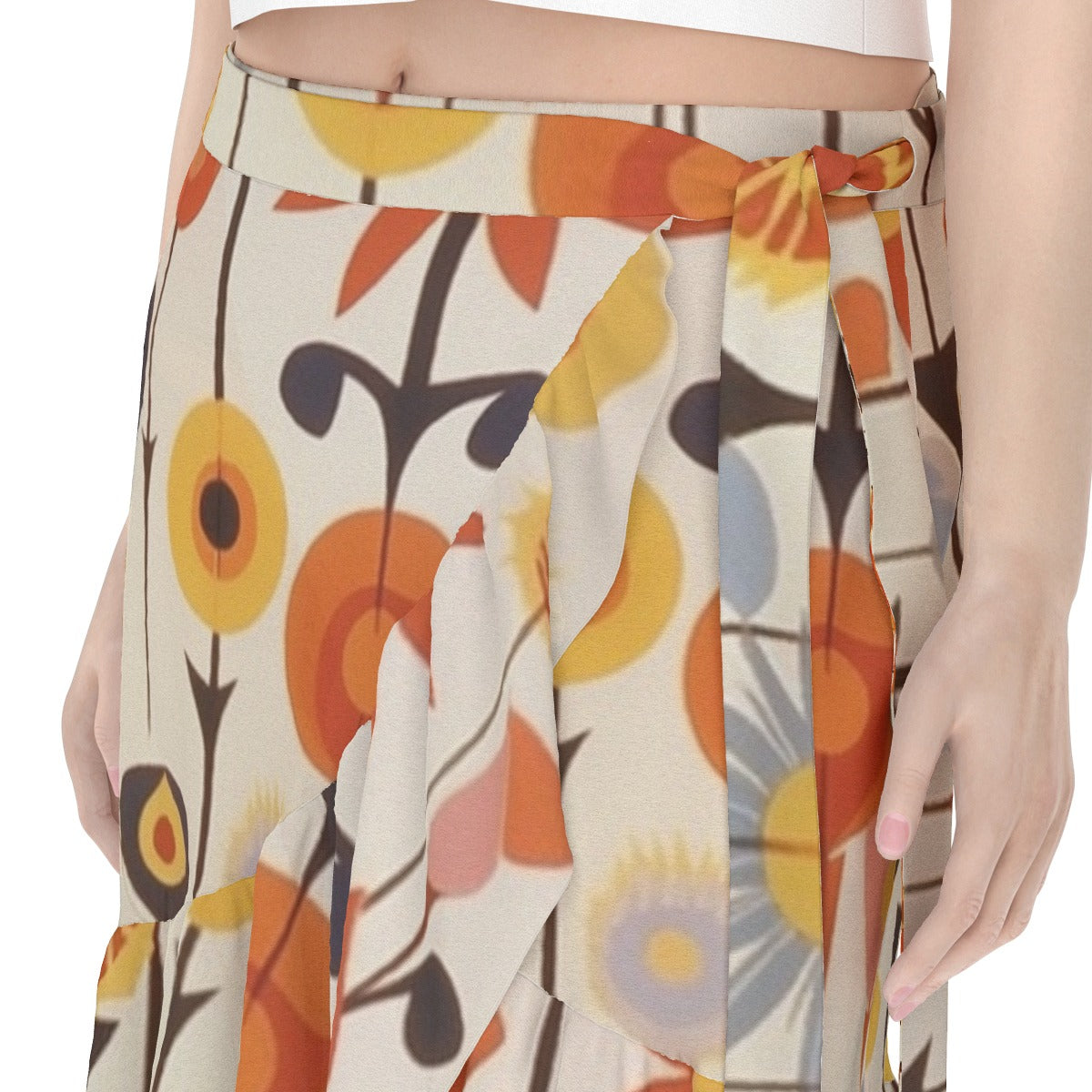 All-Over Print Women's Wrap Skirt