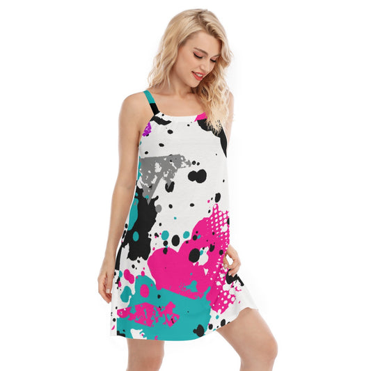 All-Over Print Women's Sleeveless Cami Dress