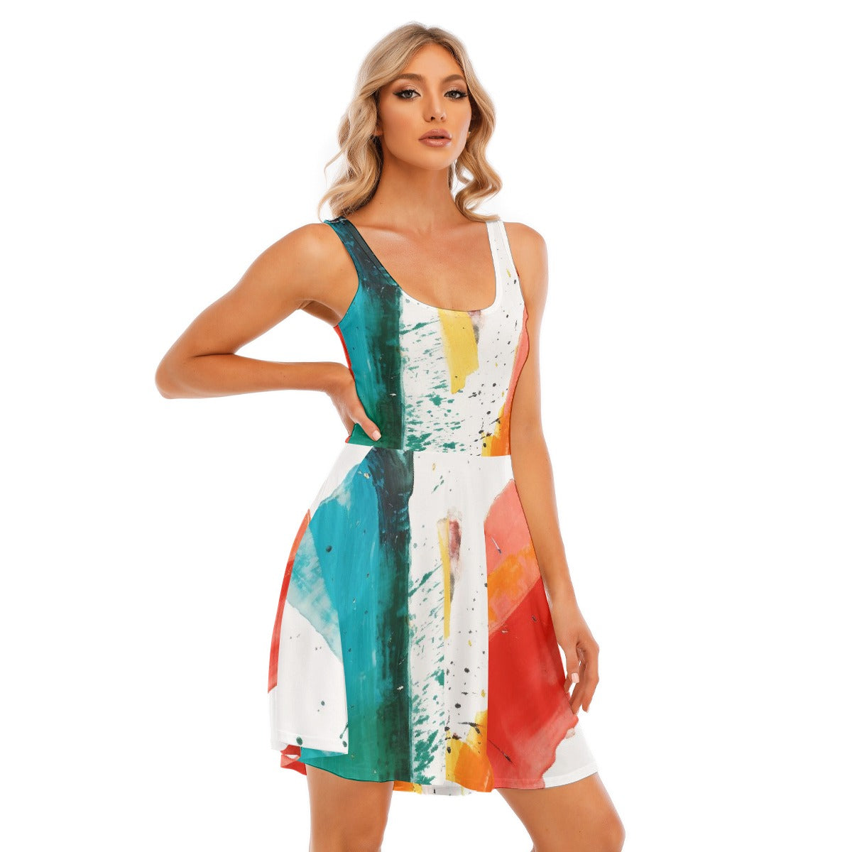 All-Over Print Women's Tank Vest Dress