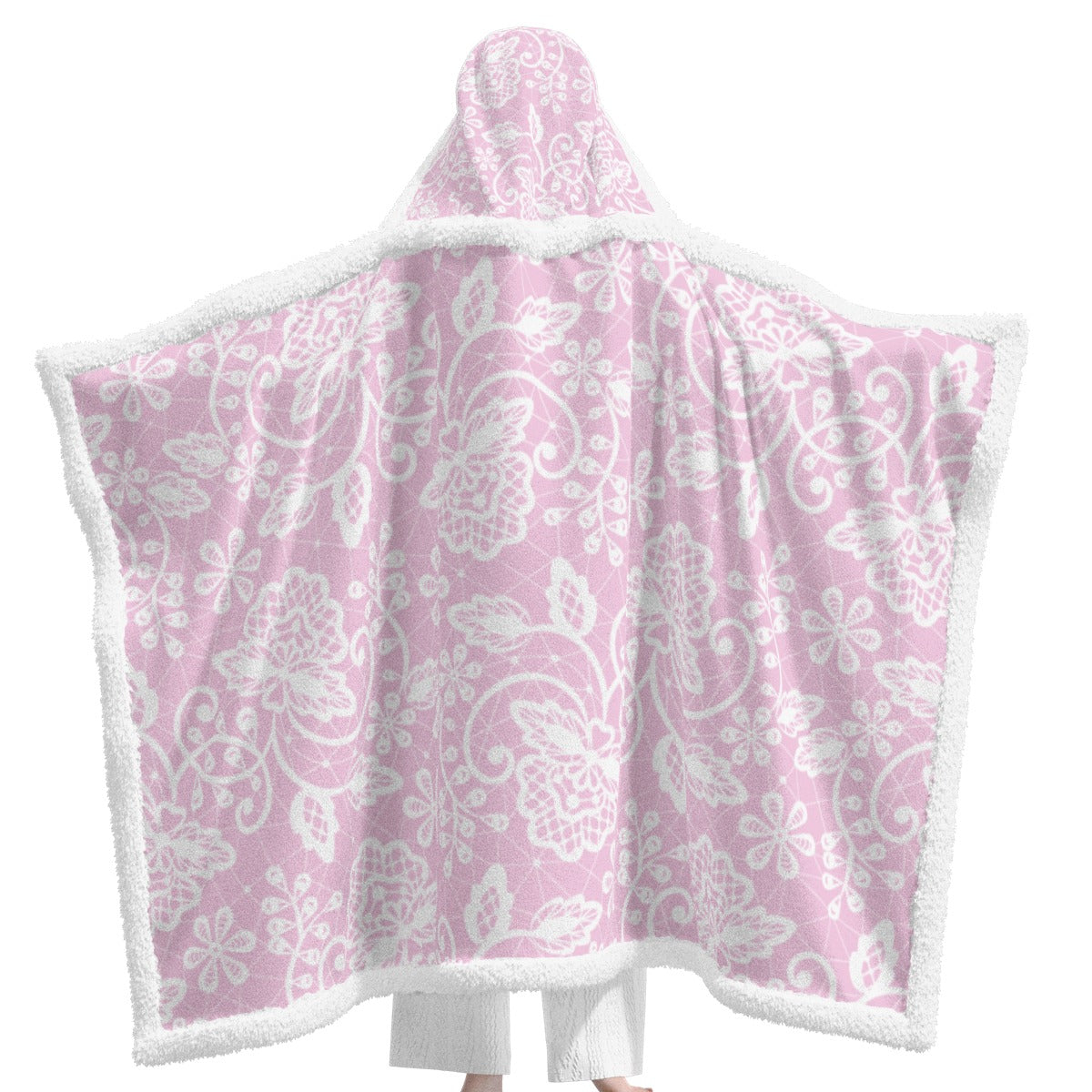 All-Over Print Unisex Wearable Hooded Blanket