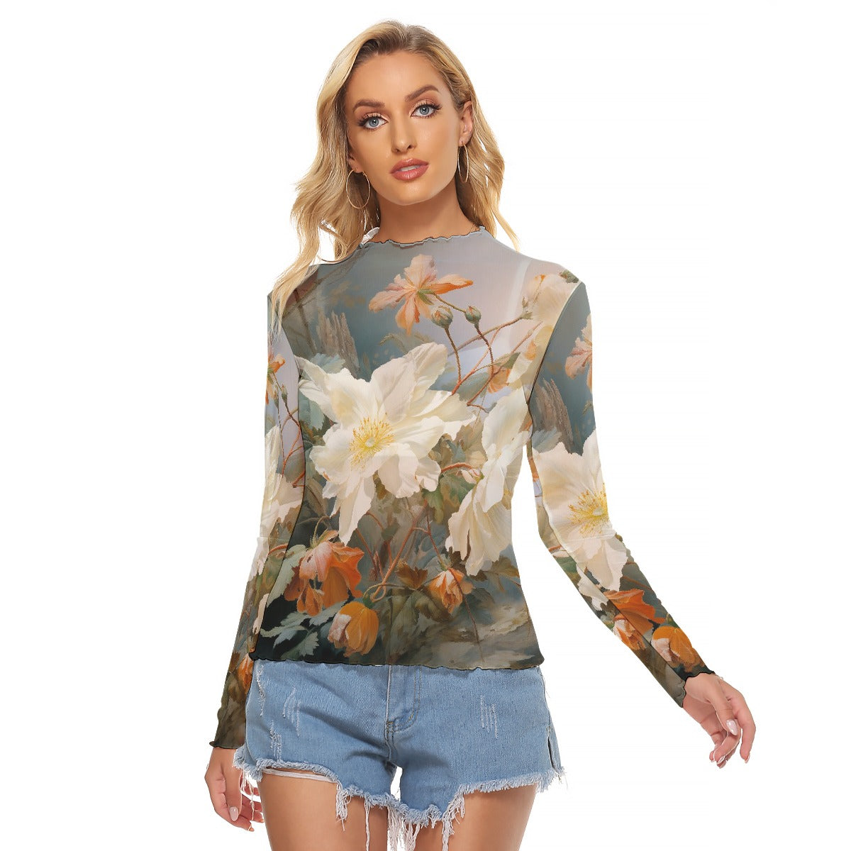 All-Over Print Women's Mesh T-shirt