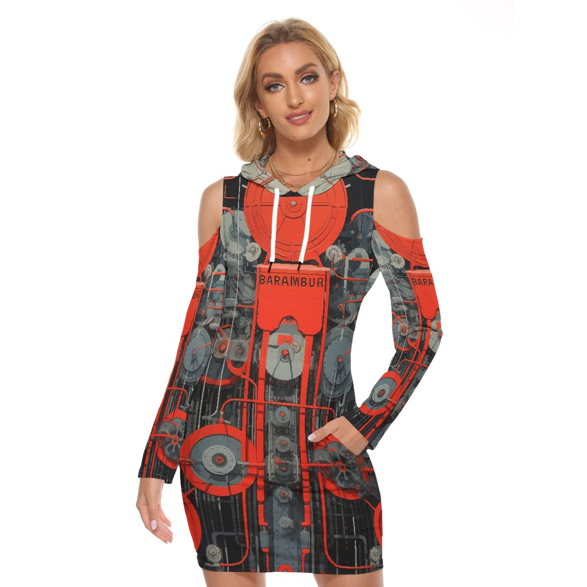 All-Over Print Women's Tight Dress