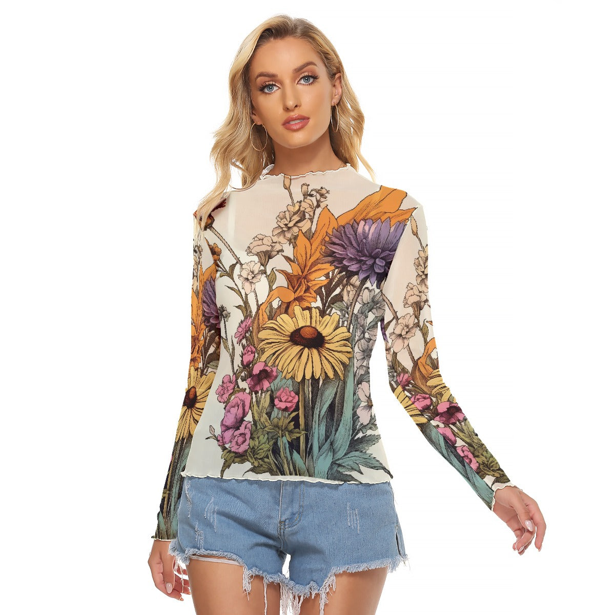 All-Over Print Women's Mesh T-shirt