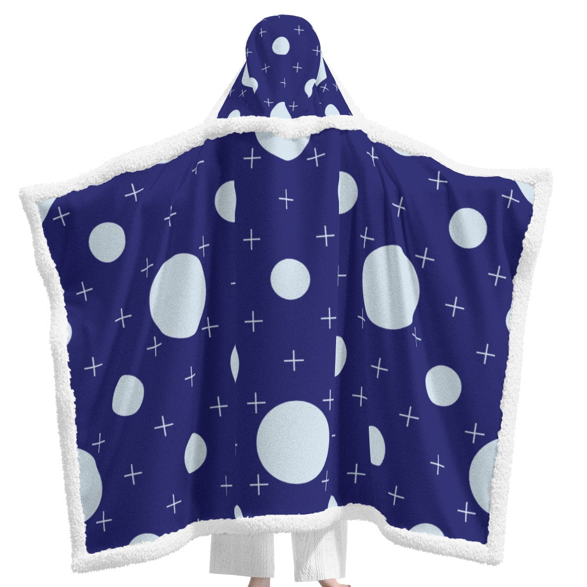 All-Over Print Unisex Wearable Hooded Blanket