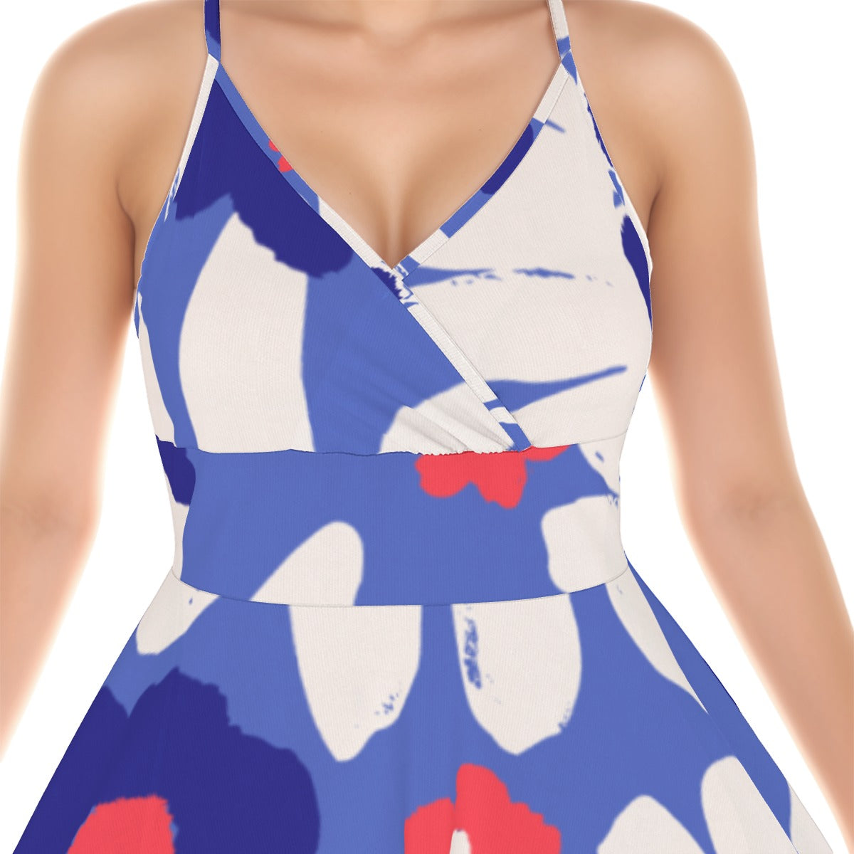 All-Over Print Women‘s Cross Cami Dress