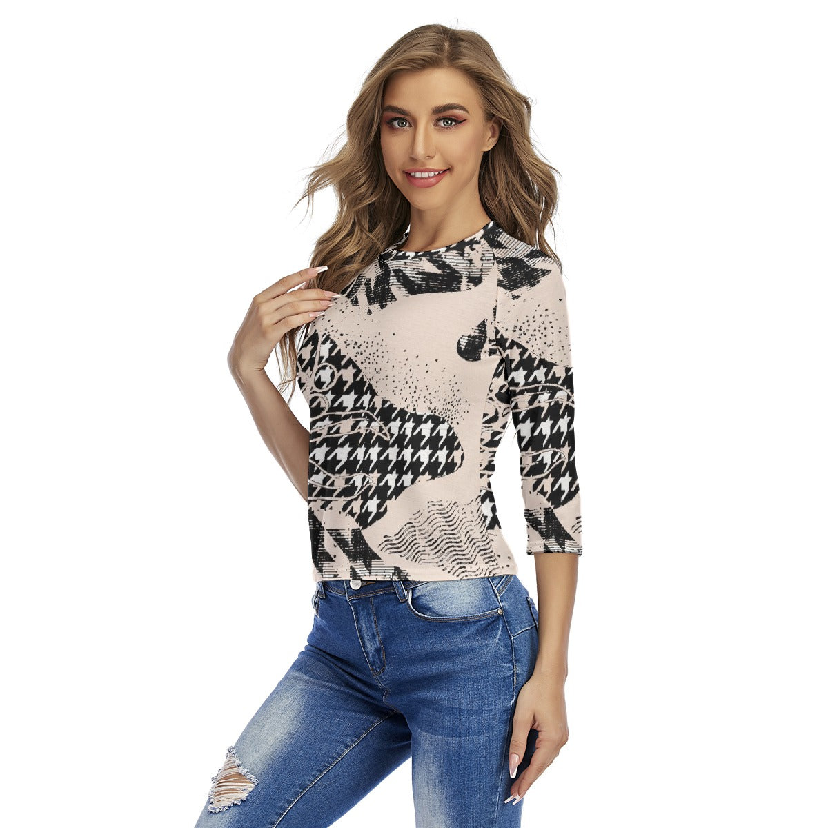 All-Over Print Women's Raglan Sleeves T-shirts