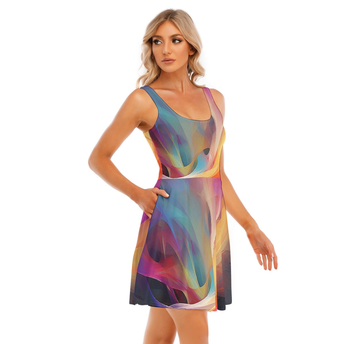 All-Over Print Women's Tank Vest Dress