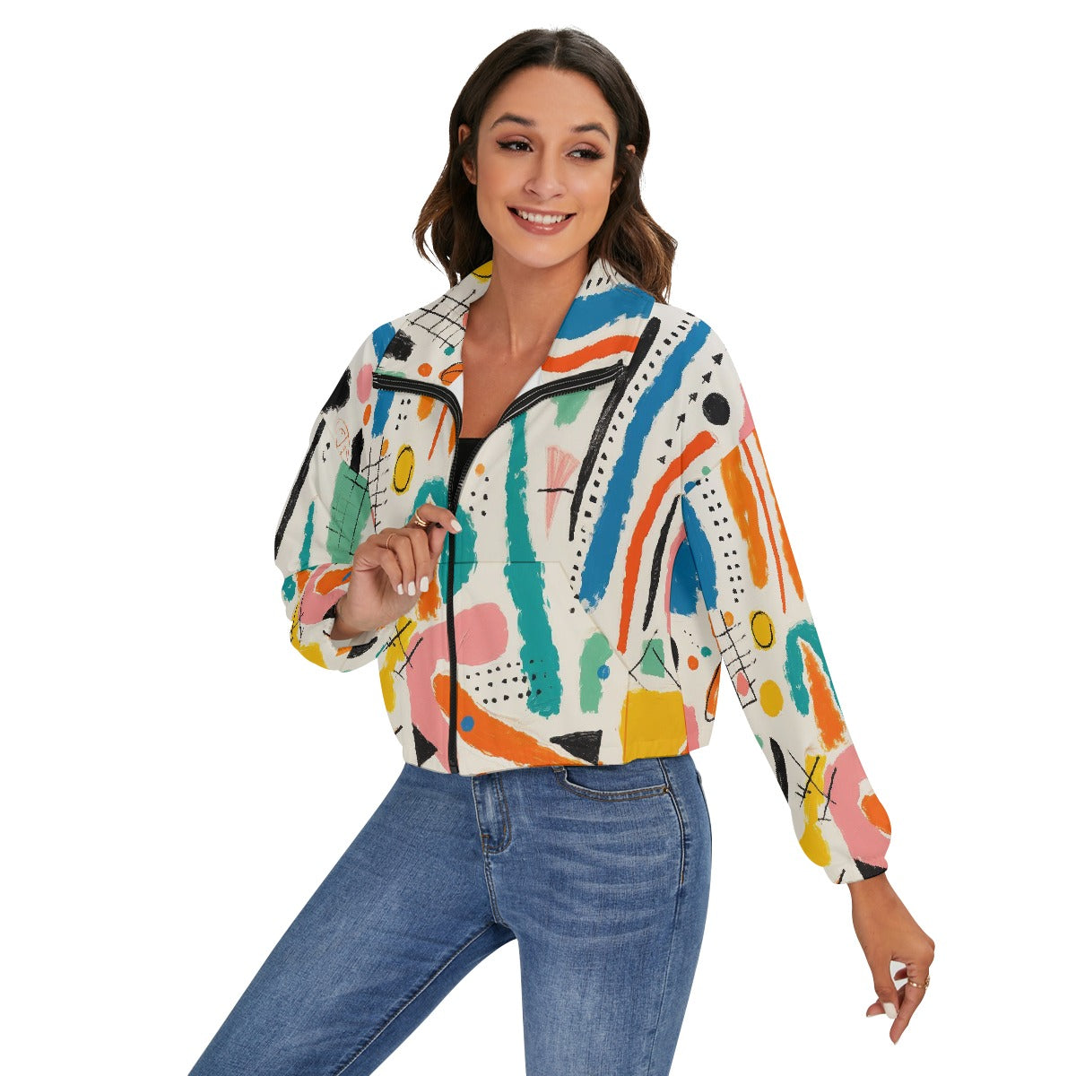 All-Over Print Women's Zip Jacket