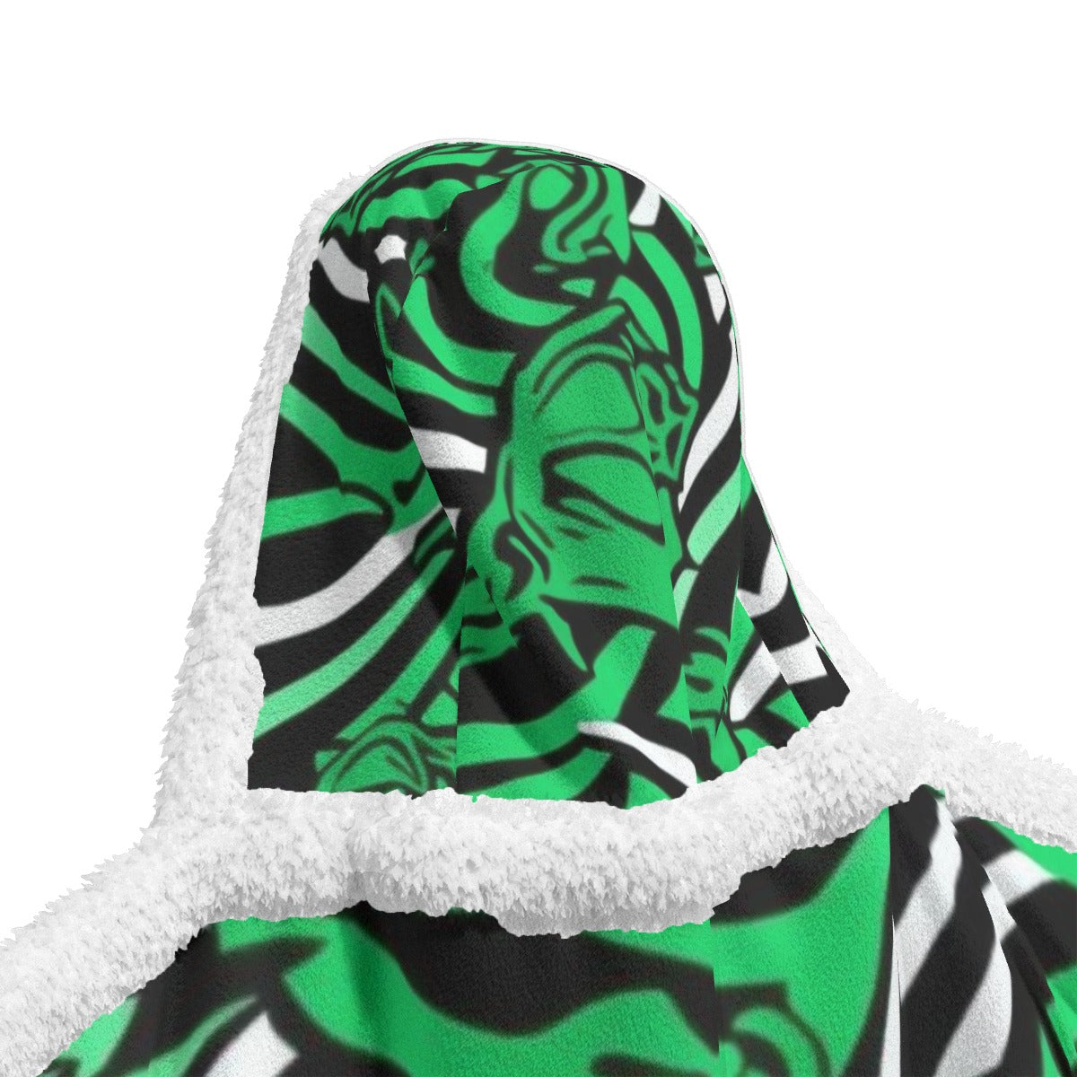 All-Over Print Unisex Wearable Hooded Blanket