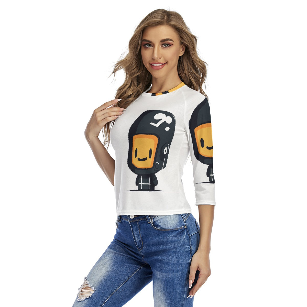 All-Over Print Women's Raglan Sleeves T-shirts