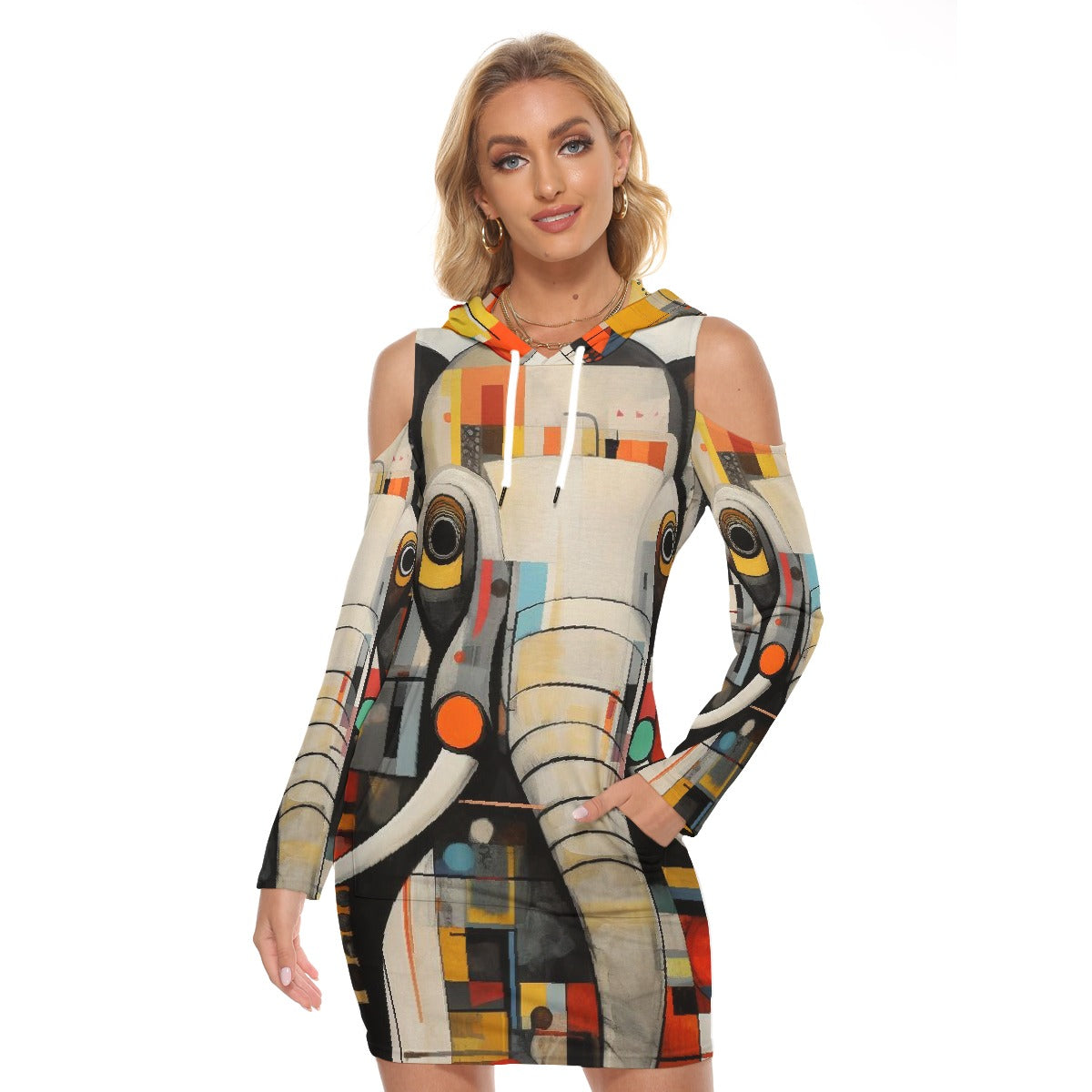 All-Over Print Women's Tight Dress