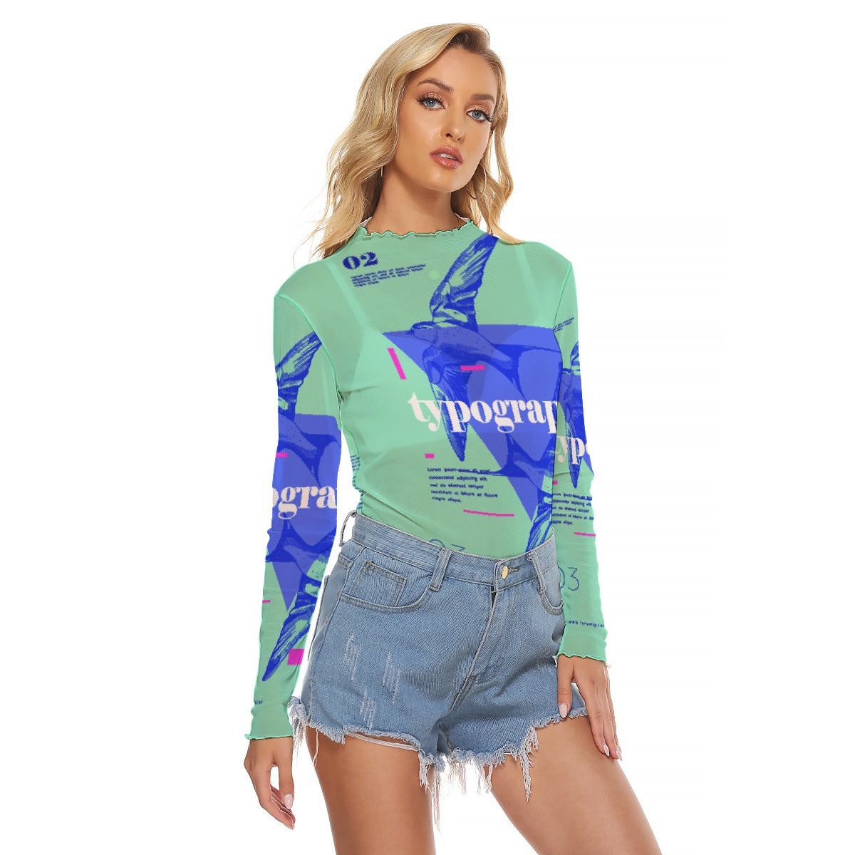 All-Over Print Women's Mesh T-shirt