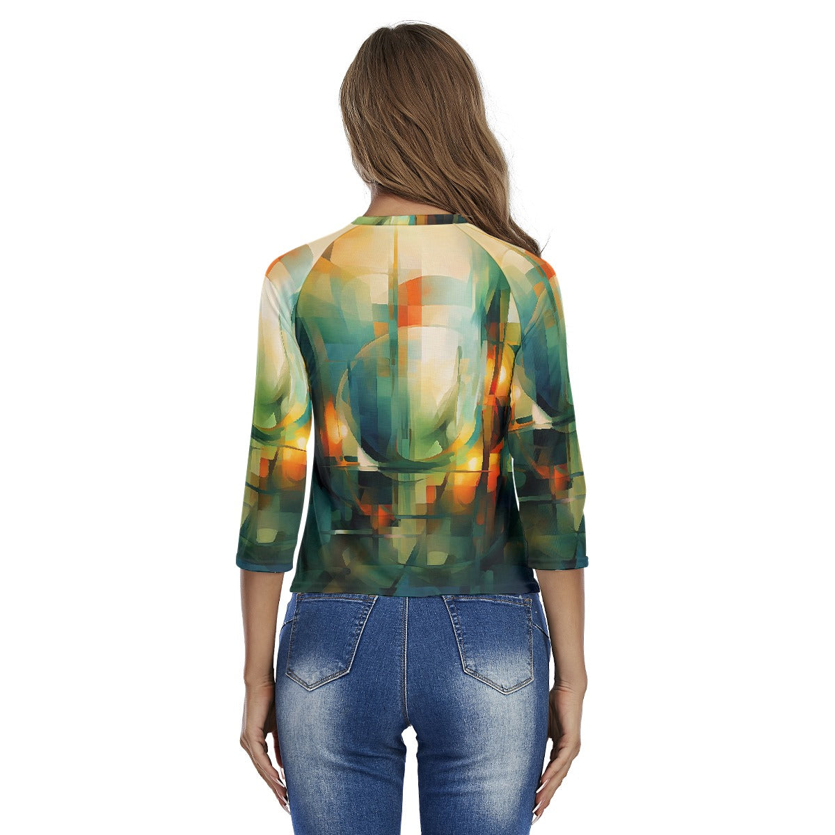 All-Over Print Women's Raglan Sleeves T-shirts