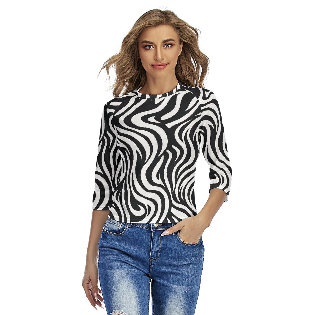 All-Over Print Women's Raglan Sleeves T-shirts