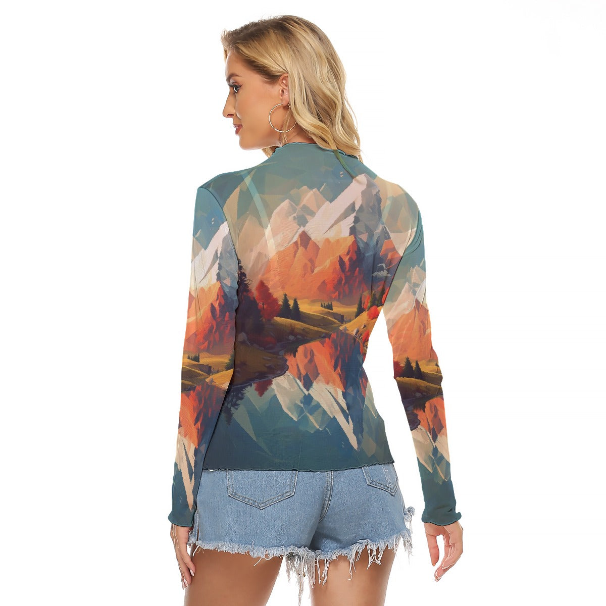 All-Over Print Women's Mesh T-shirt