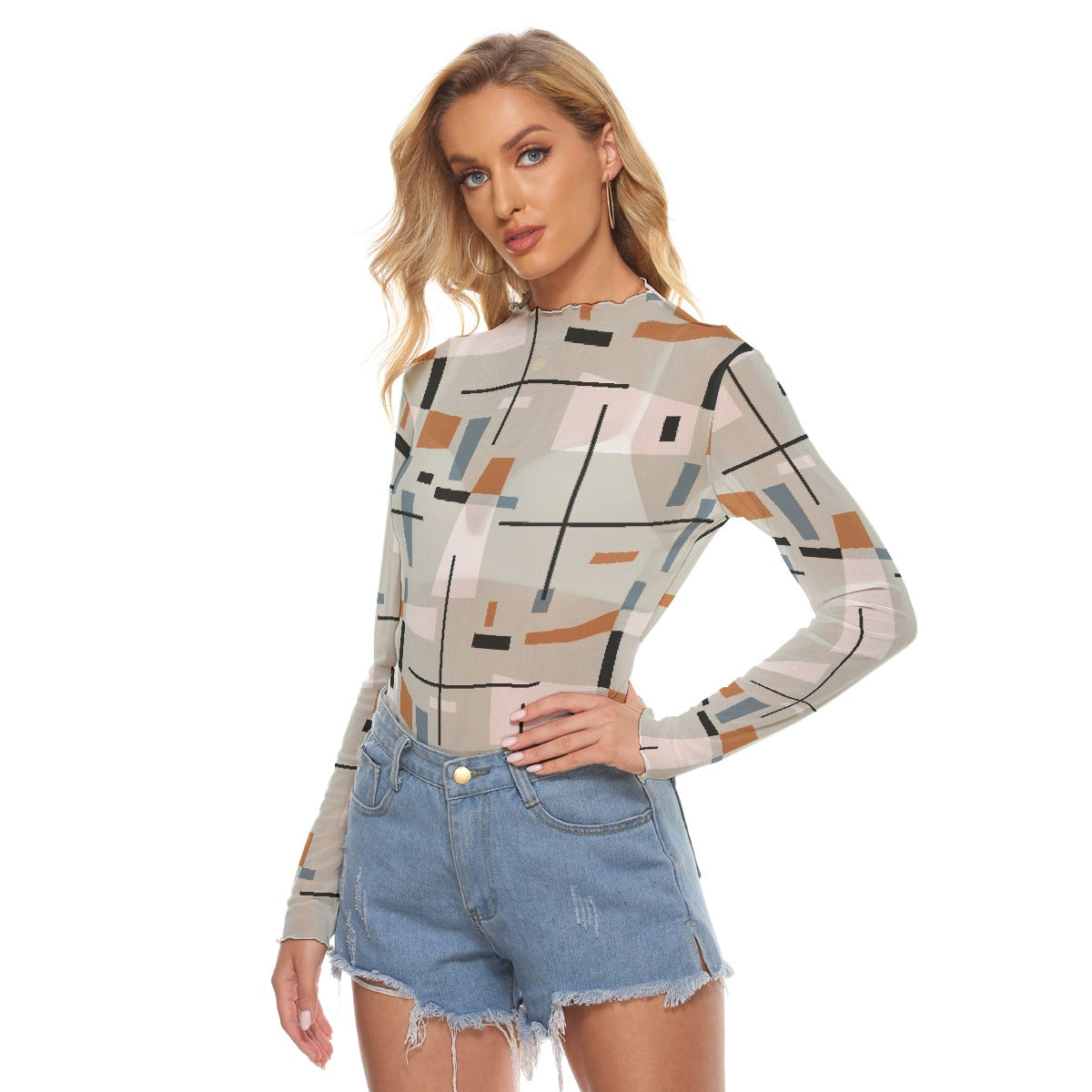 All-Over Print Women's Mesh T-shirt