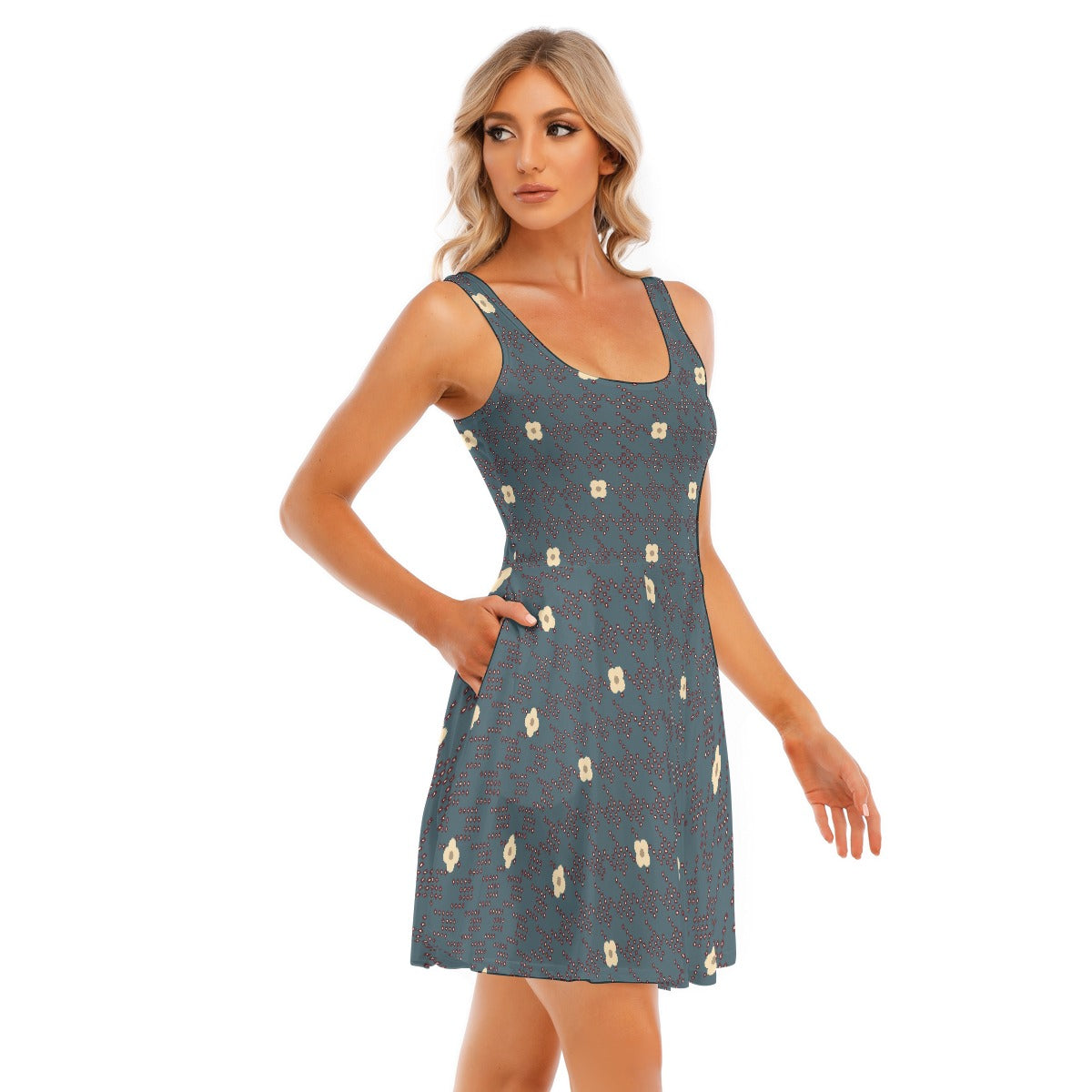 All-Over Print Women's Tank Vest Dress