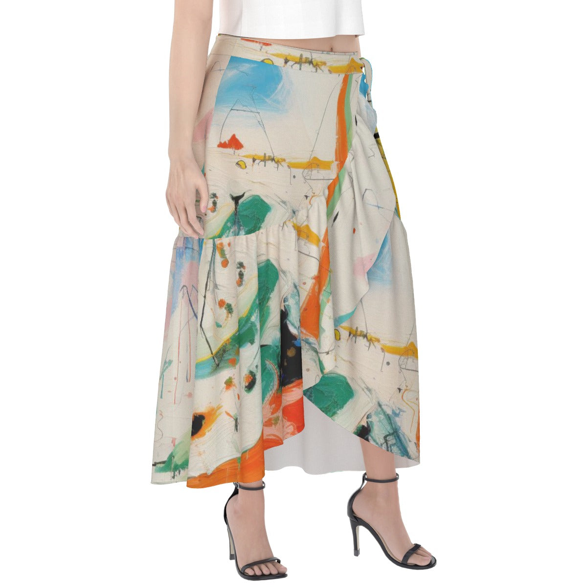 All-Over Print Women's Wrap Skirt