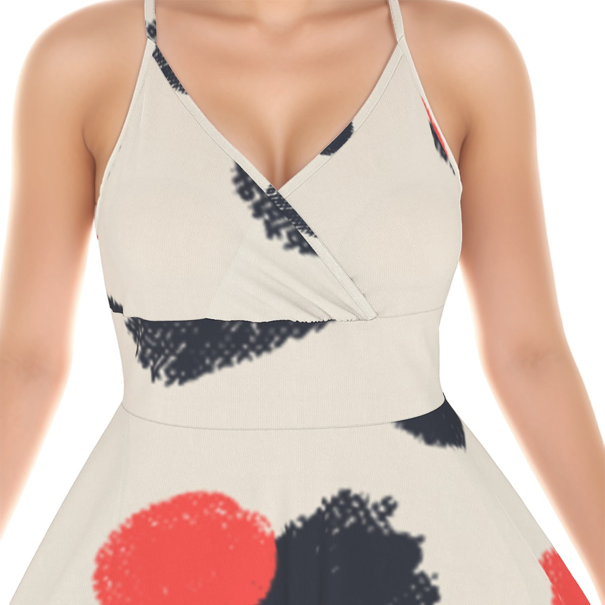 All-Over Print Women‘s Cross Cami Dress