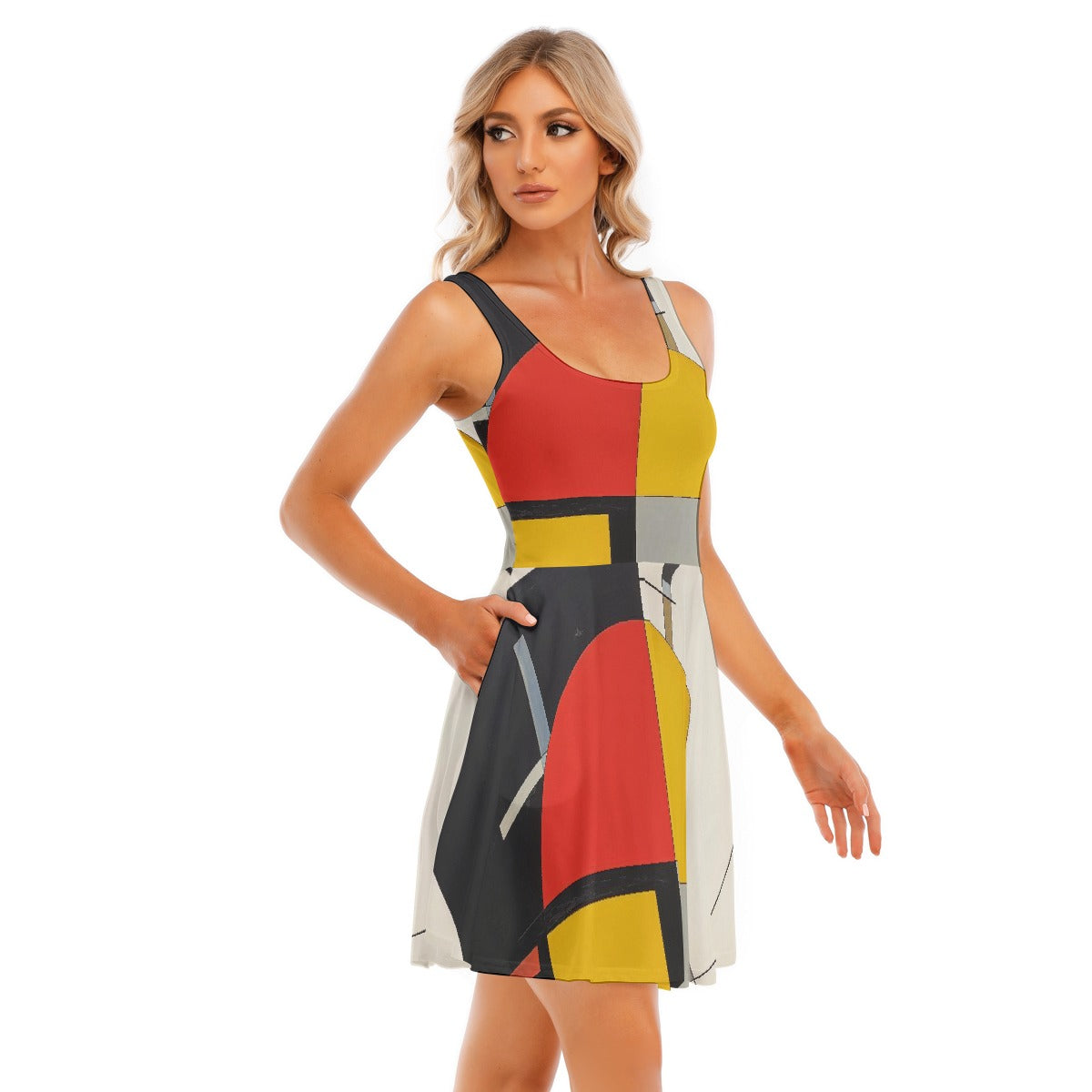 All-Over Print Women's Tank Vest Dress