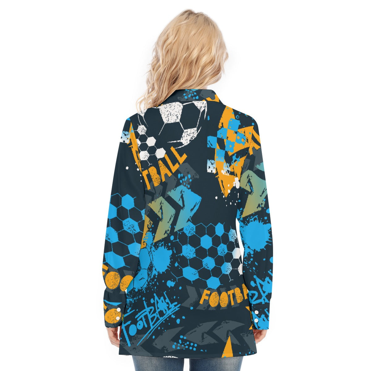 All-Over Print Women's Long Shirt