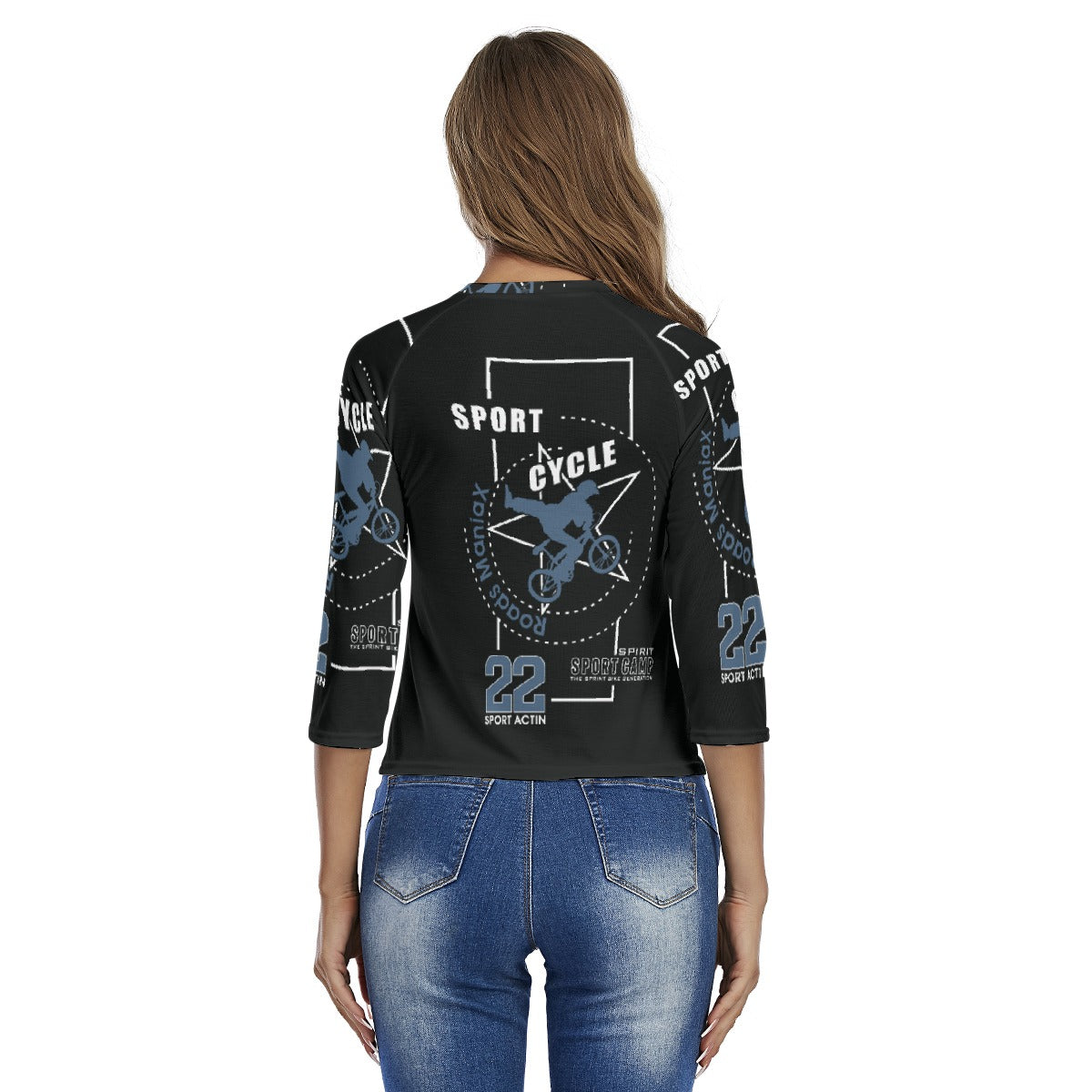 All-Over Print Women's Raglan Sleeves T-shirts