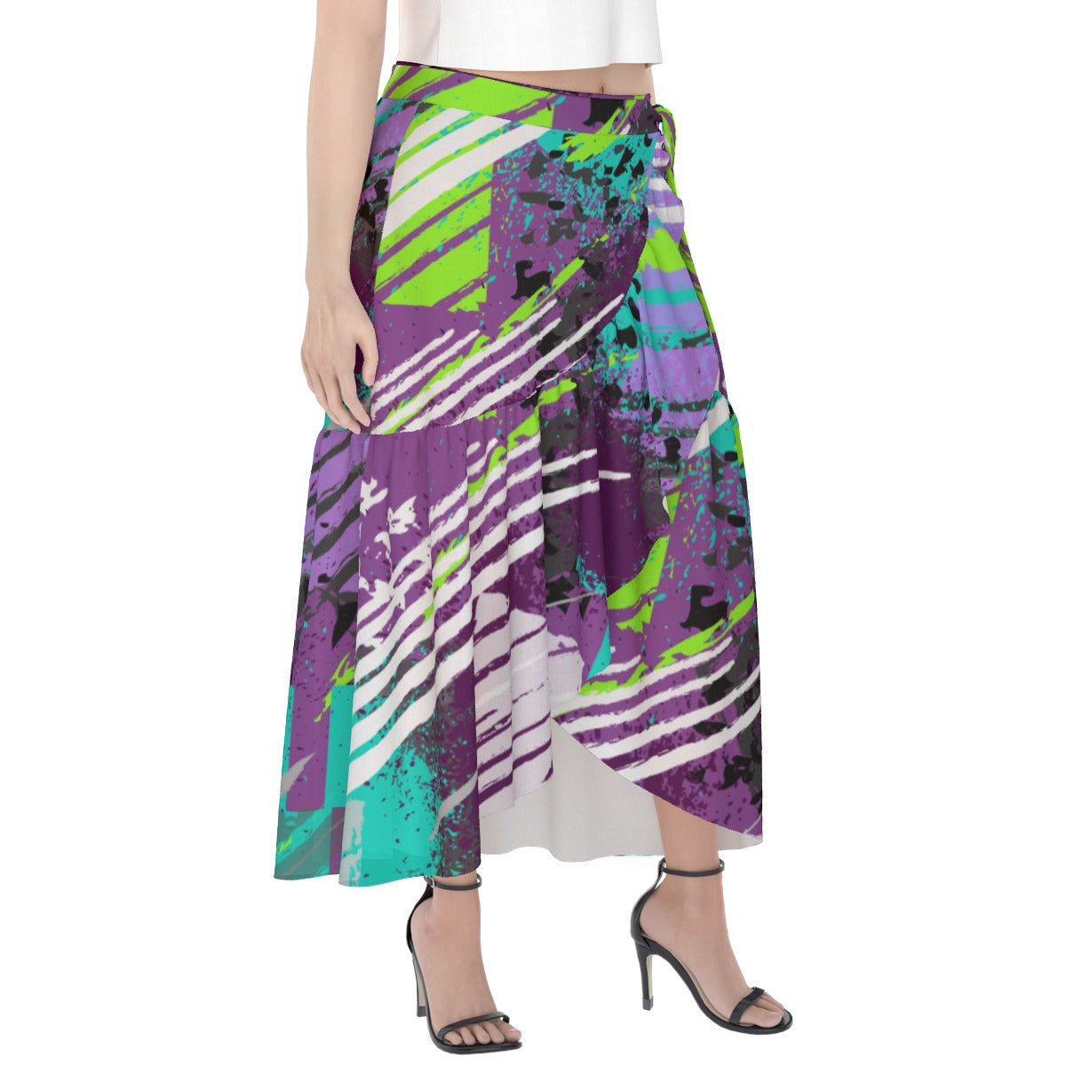 All-Over Print Women's Wrap Skirt