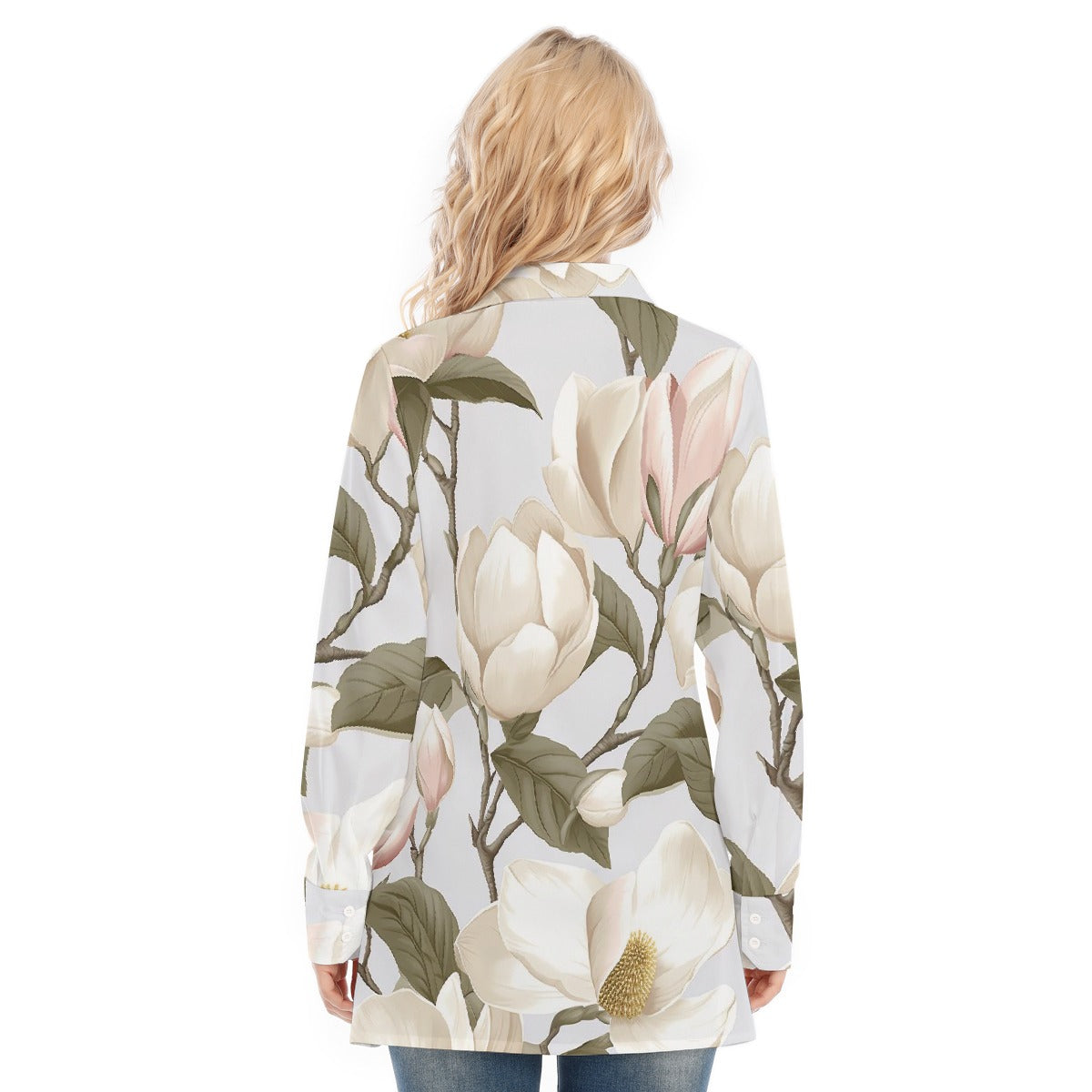 All-Over Print Women's Long Shirt