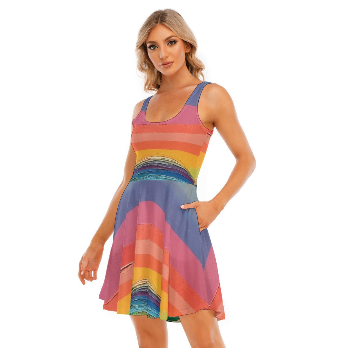 All-Over Print Women's Tank Vest Dress