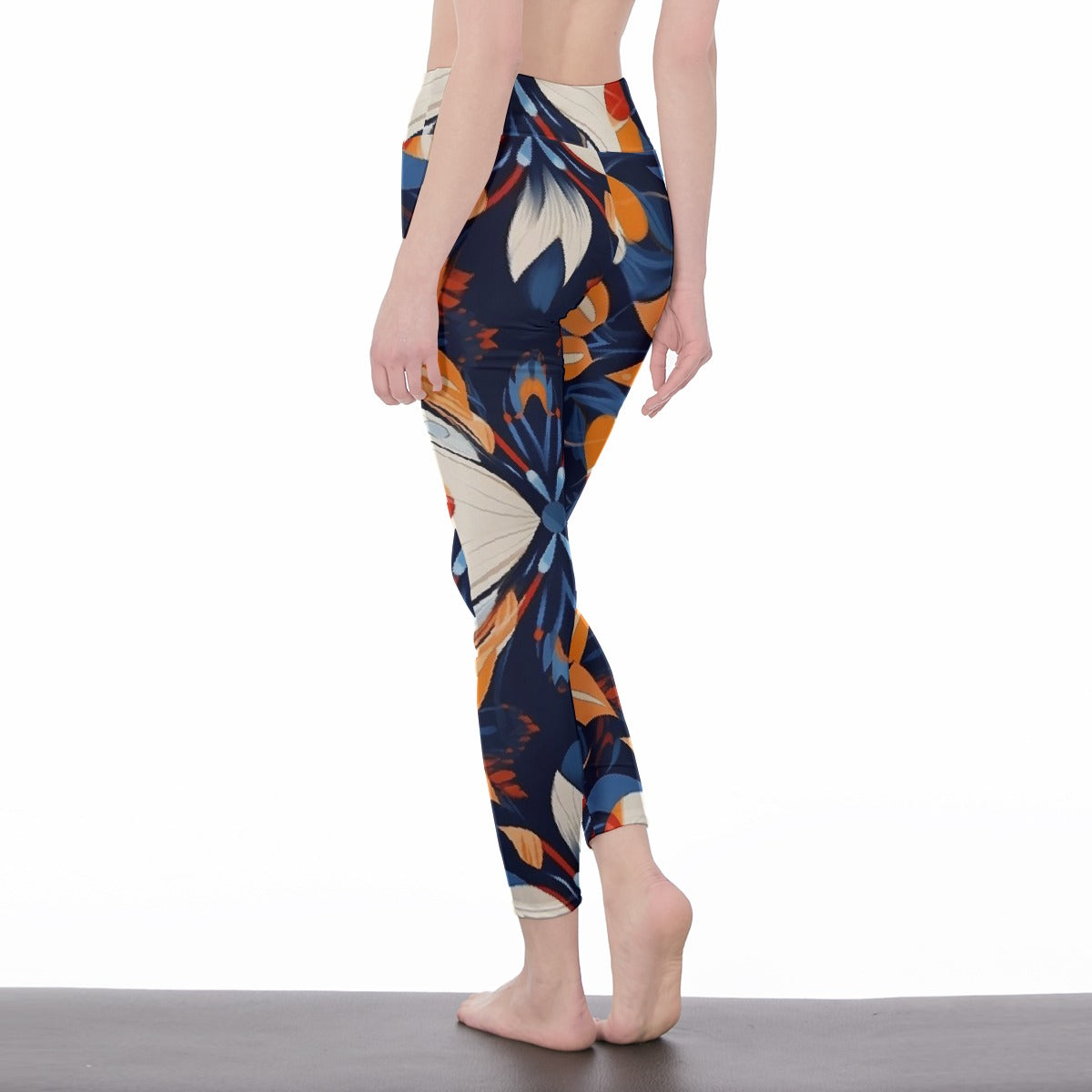 All-Over Print Women's High Waist Leggings | Side Stitch Closure