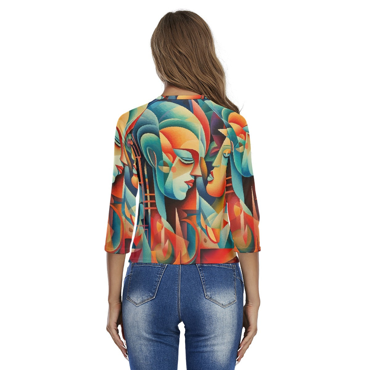 All-Over Print Women's Raglan Sleeves T-shirts