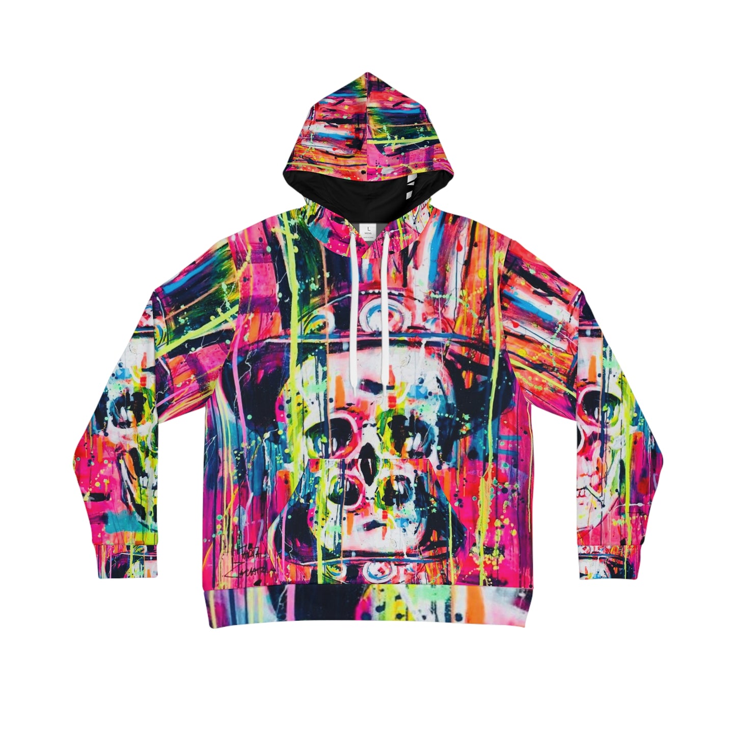 Men's Hoodie - Top Hat Skull Man