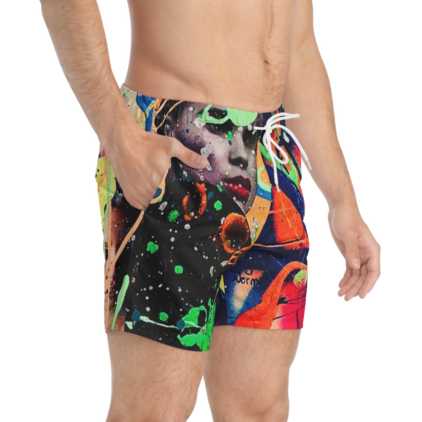 Bipolar Swim Trunks