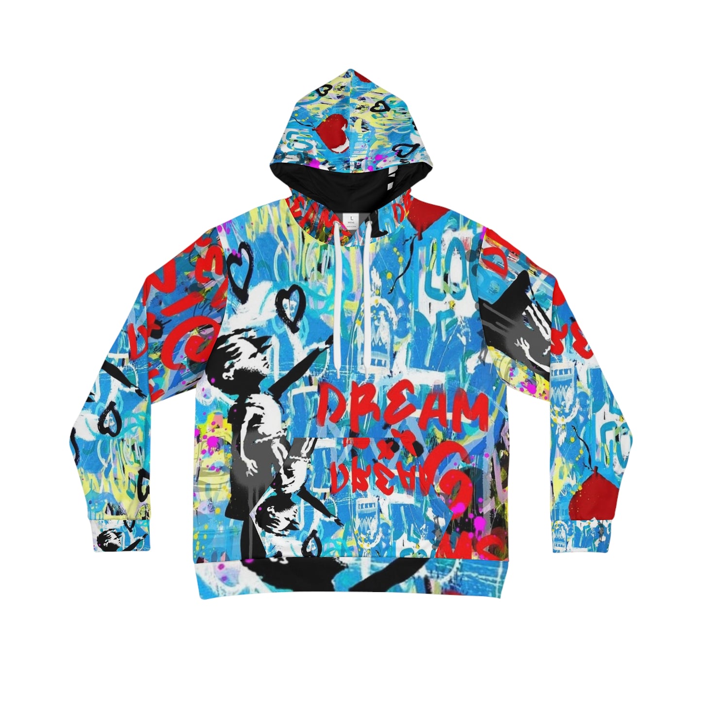 Men's Hoodie - Blue Heart Dreamer