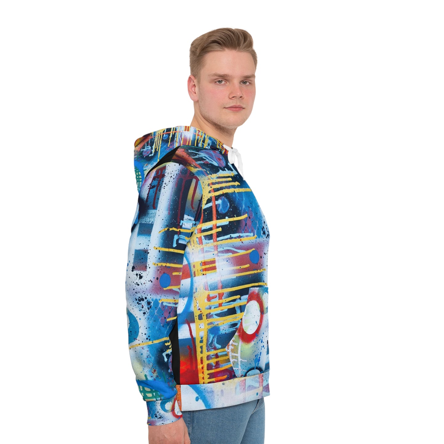 Men's Hoodie - Abstract Focus