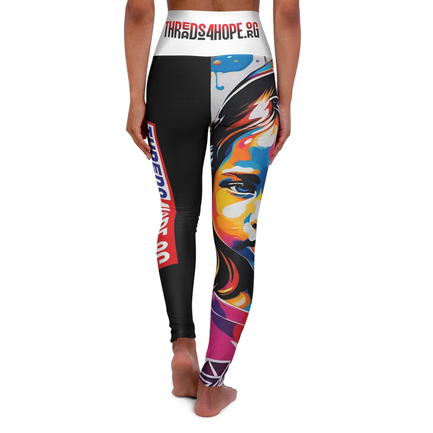 High Waisted Yoga Leggings (AOP)