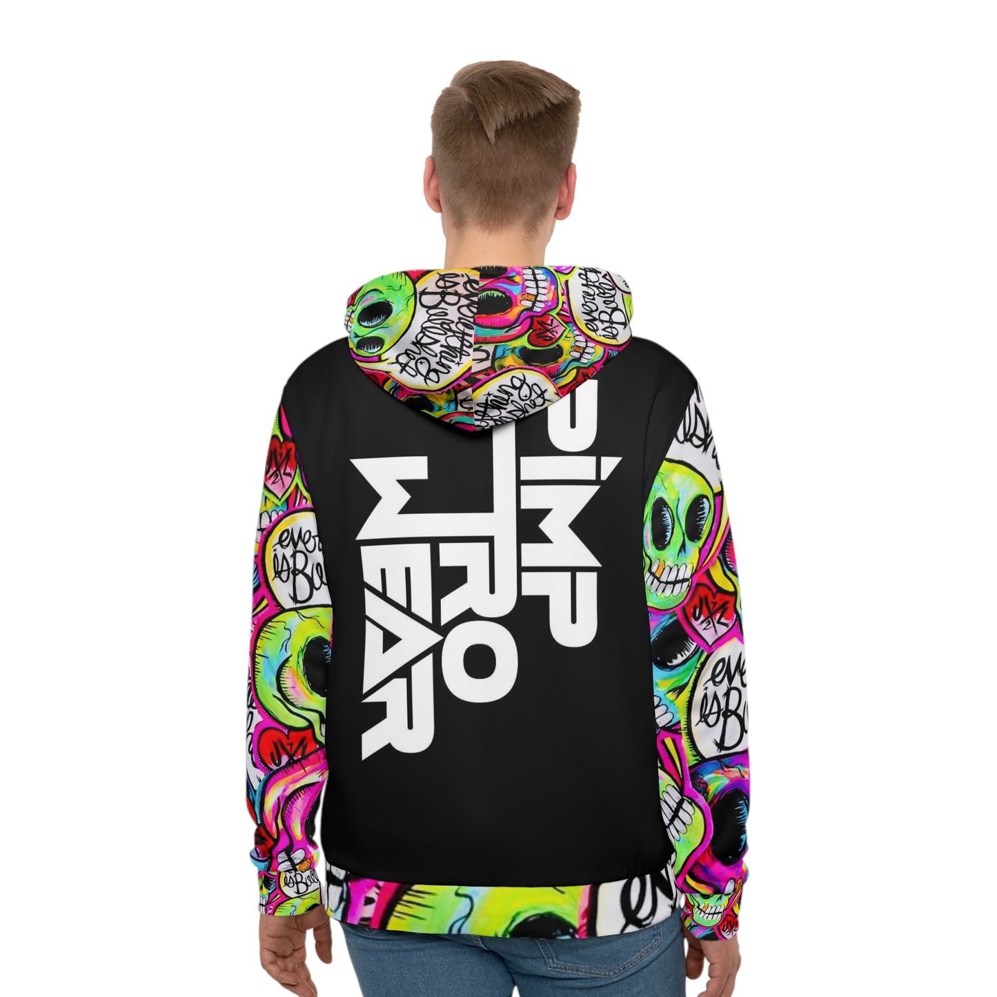 Men's Hoodie - Graffiti Skull Society