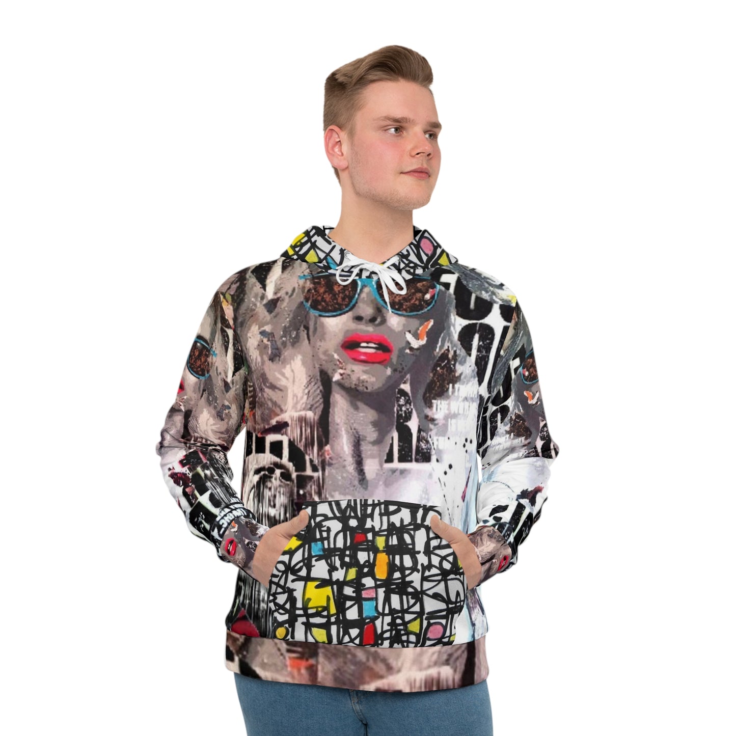 Men's Hoodie - Lust Into Her Patterns