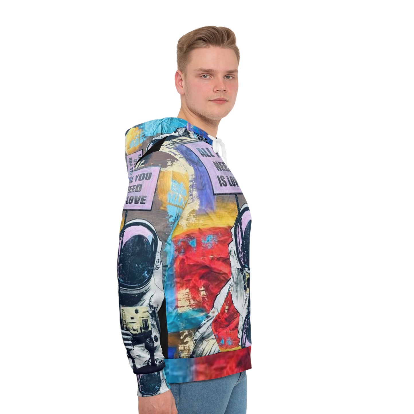 Men's Hoodie - Signs In Space