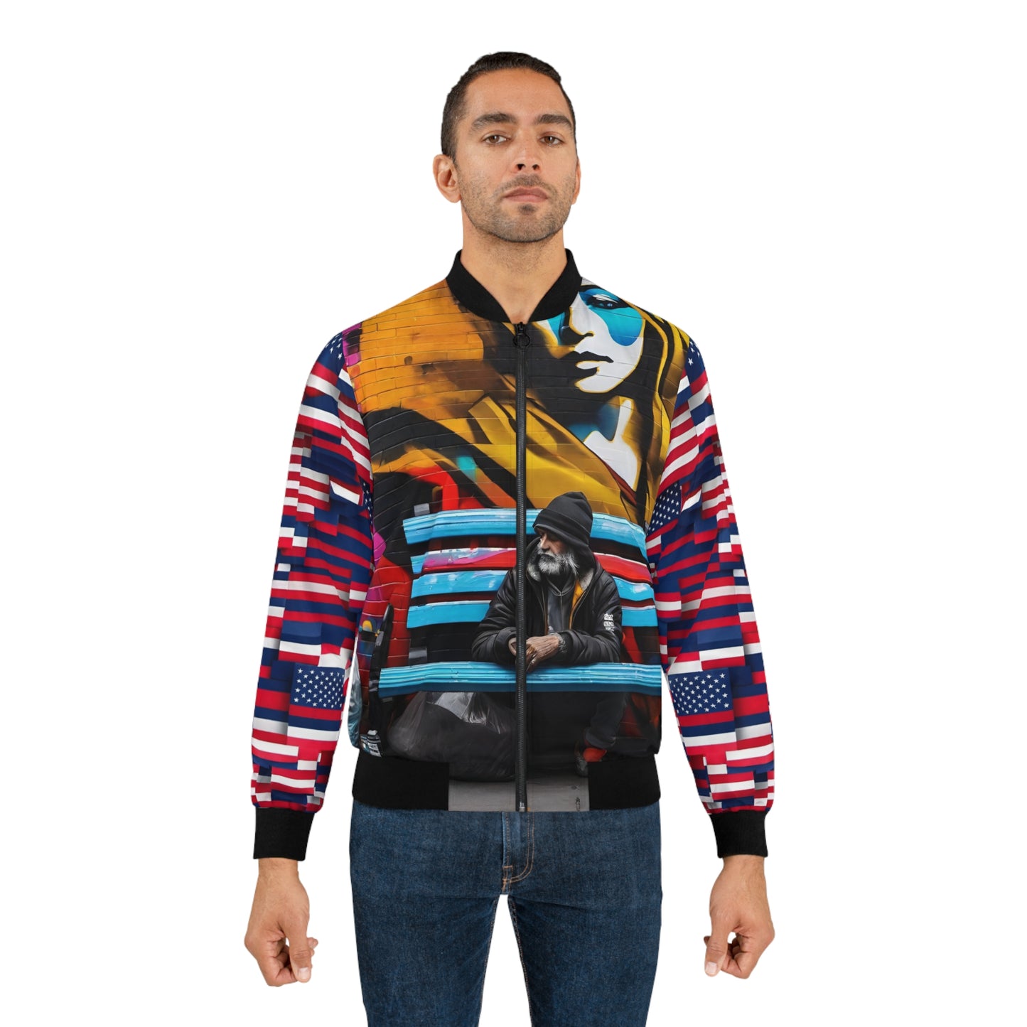 Men's Bomber Jacket (AOP)