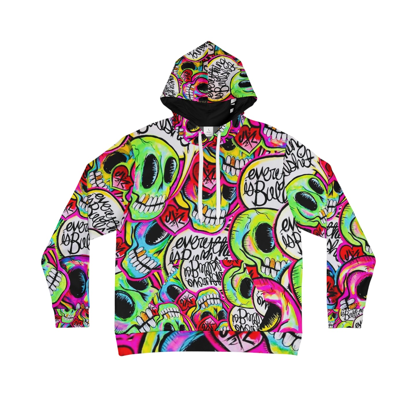 Men's Hoodie - Graffiti Skull Society