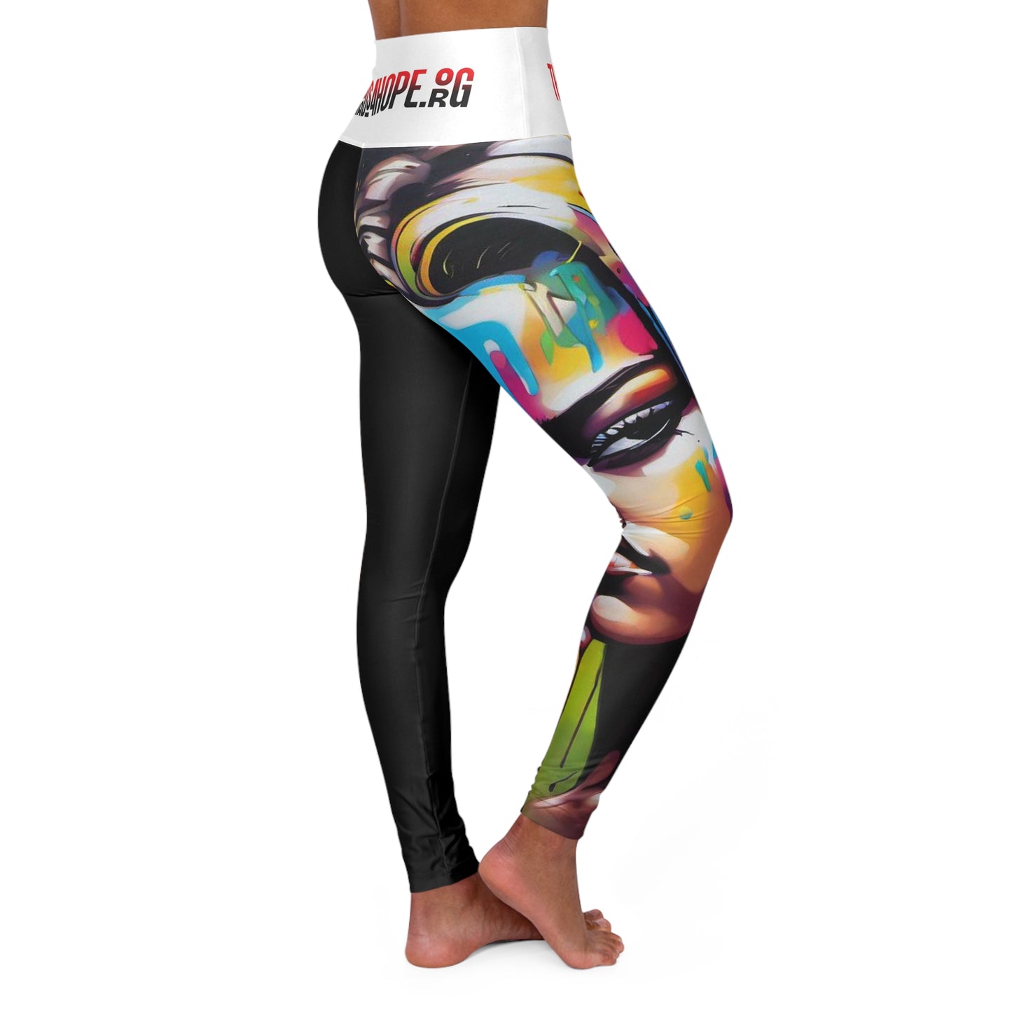 High Waisted Yoga Leggings (AOP)