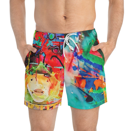 Bipolar Swim Trunks