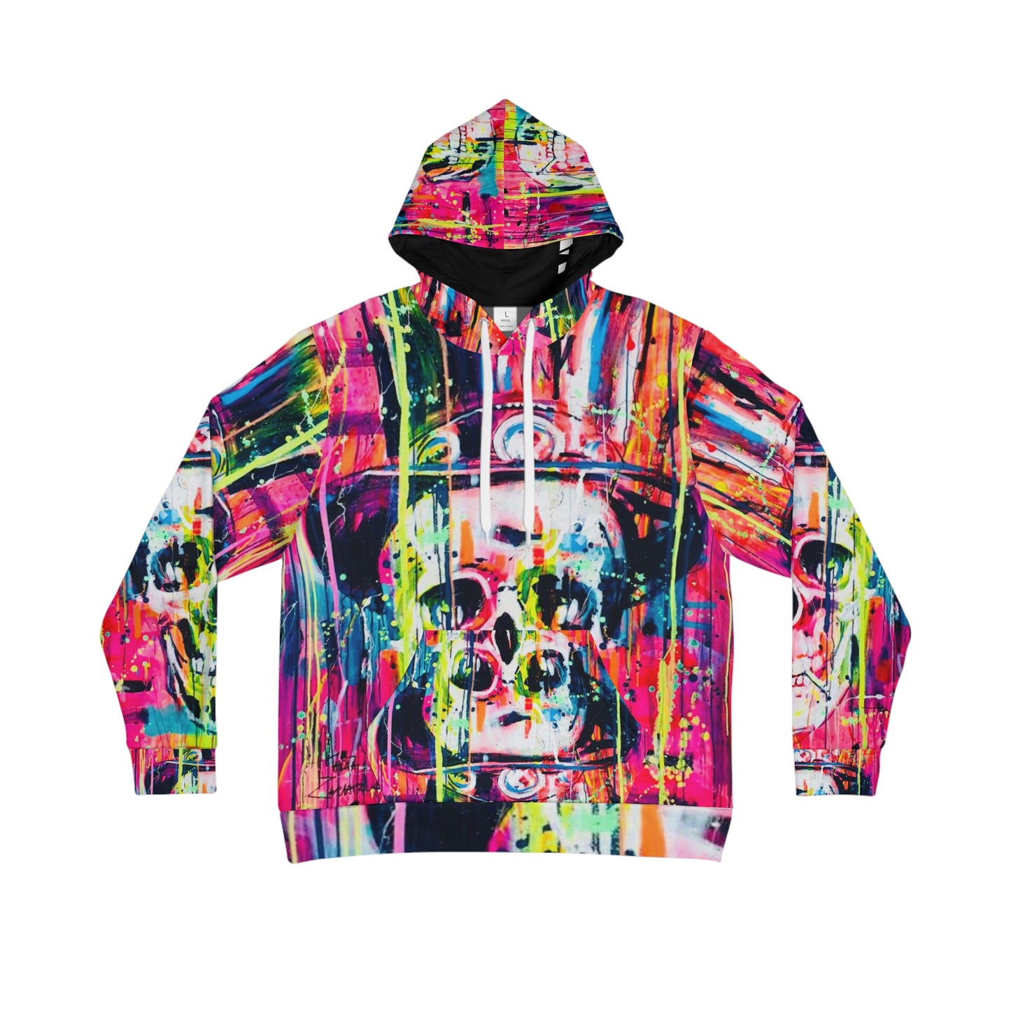 Men's Hoodie - Glow Skull Man