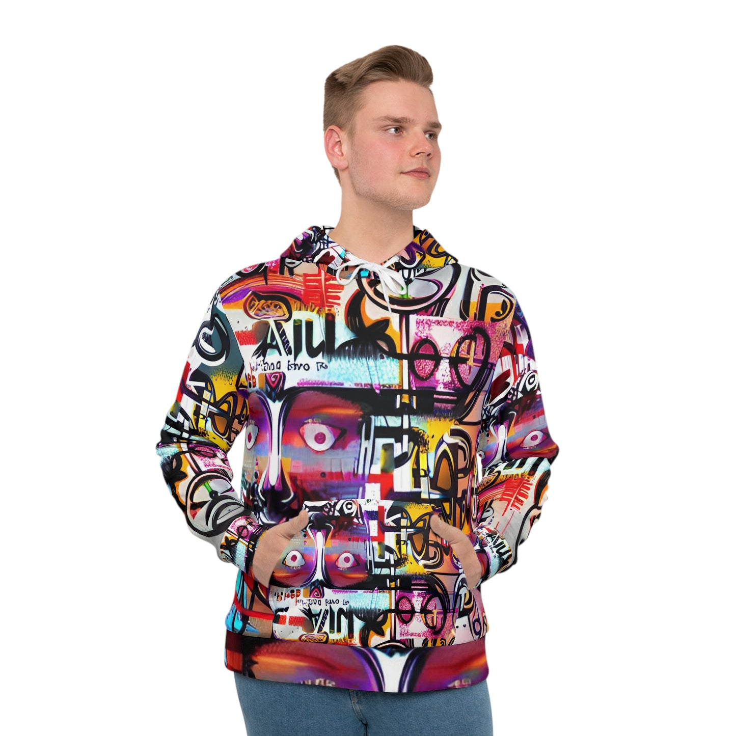 Men's Hoodie - Frequency of Lines