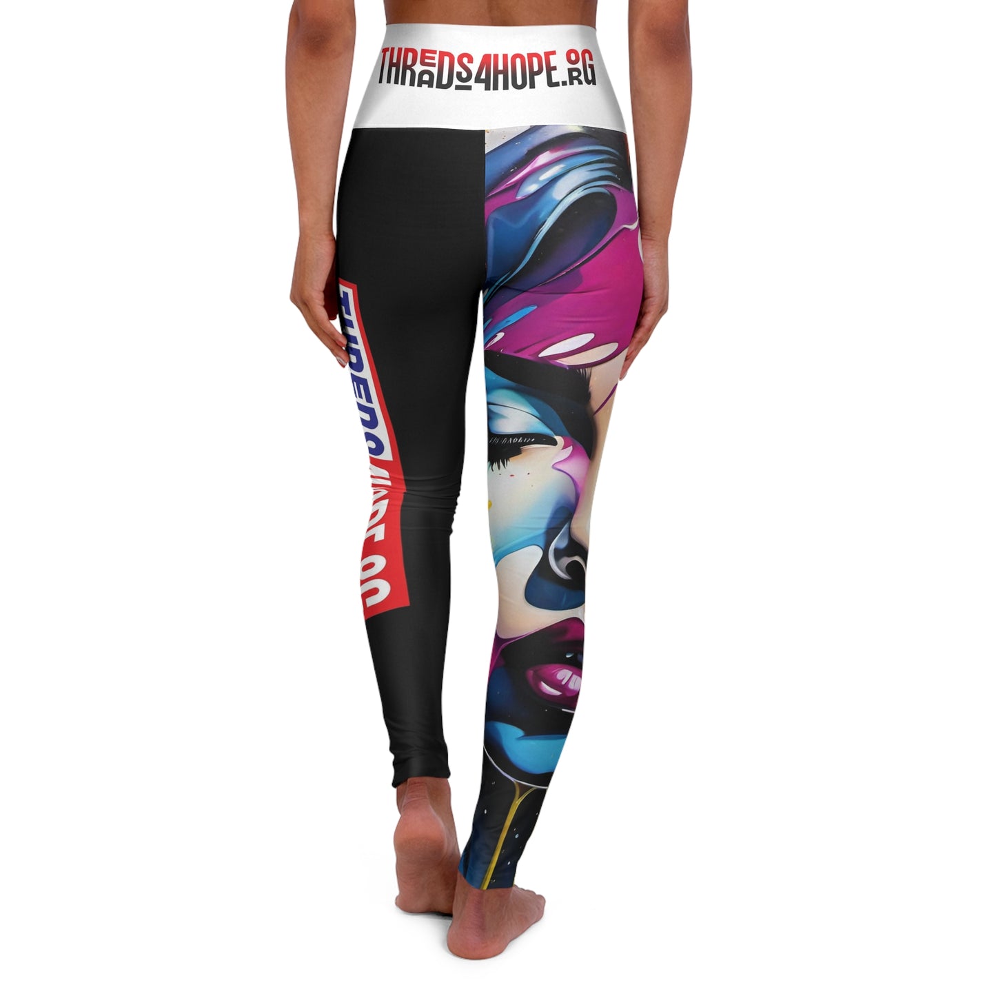 High Waisted Yoga Leggings (AOP)