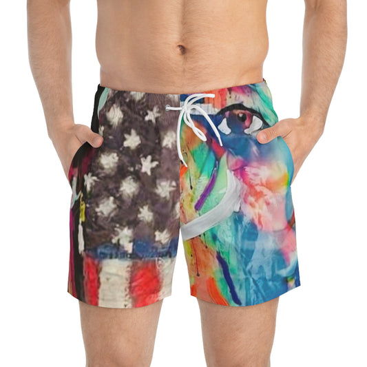 Bipolar Swim Trunks