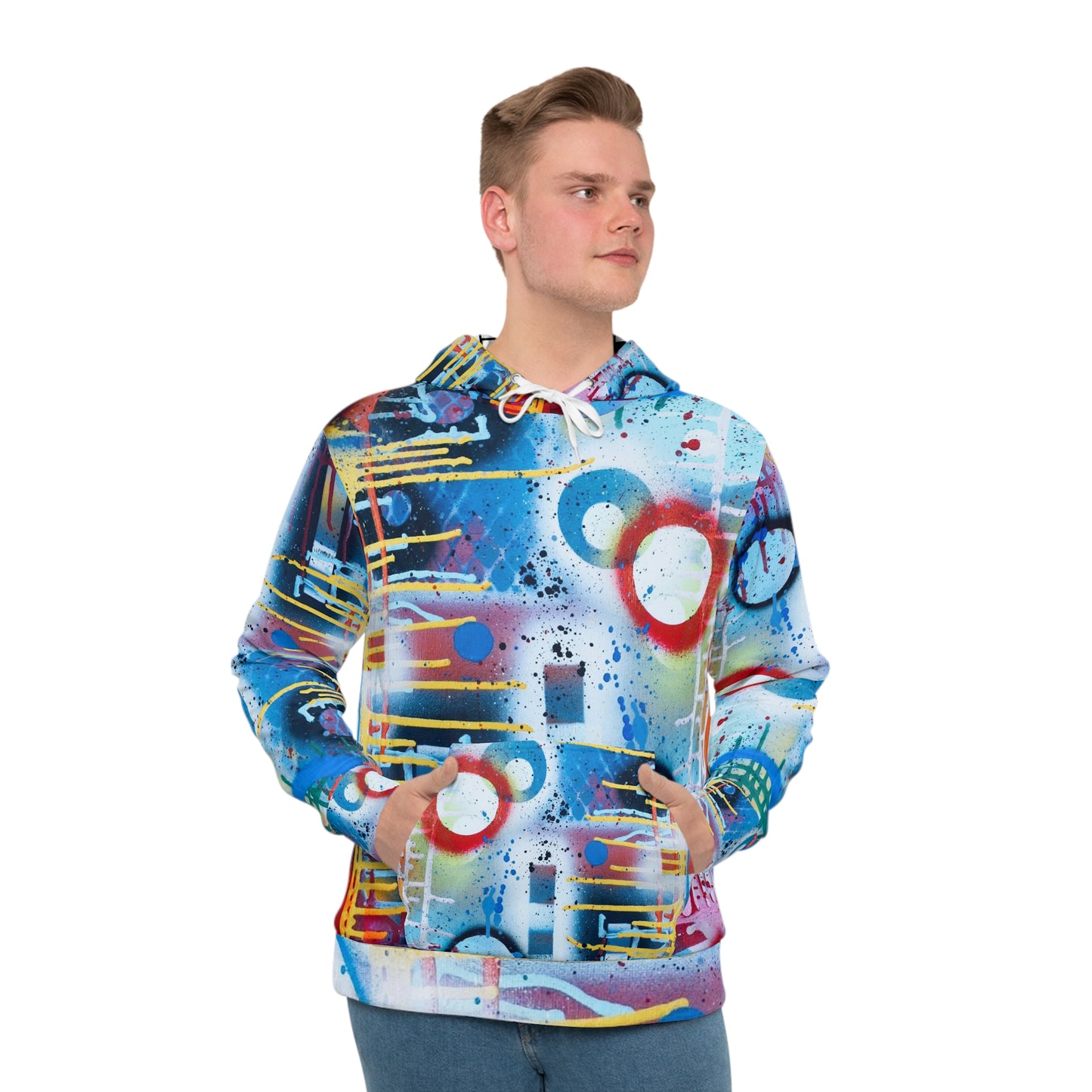 Men's Hoodie - Abstract Focus