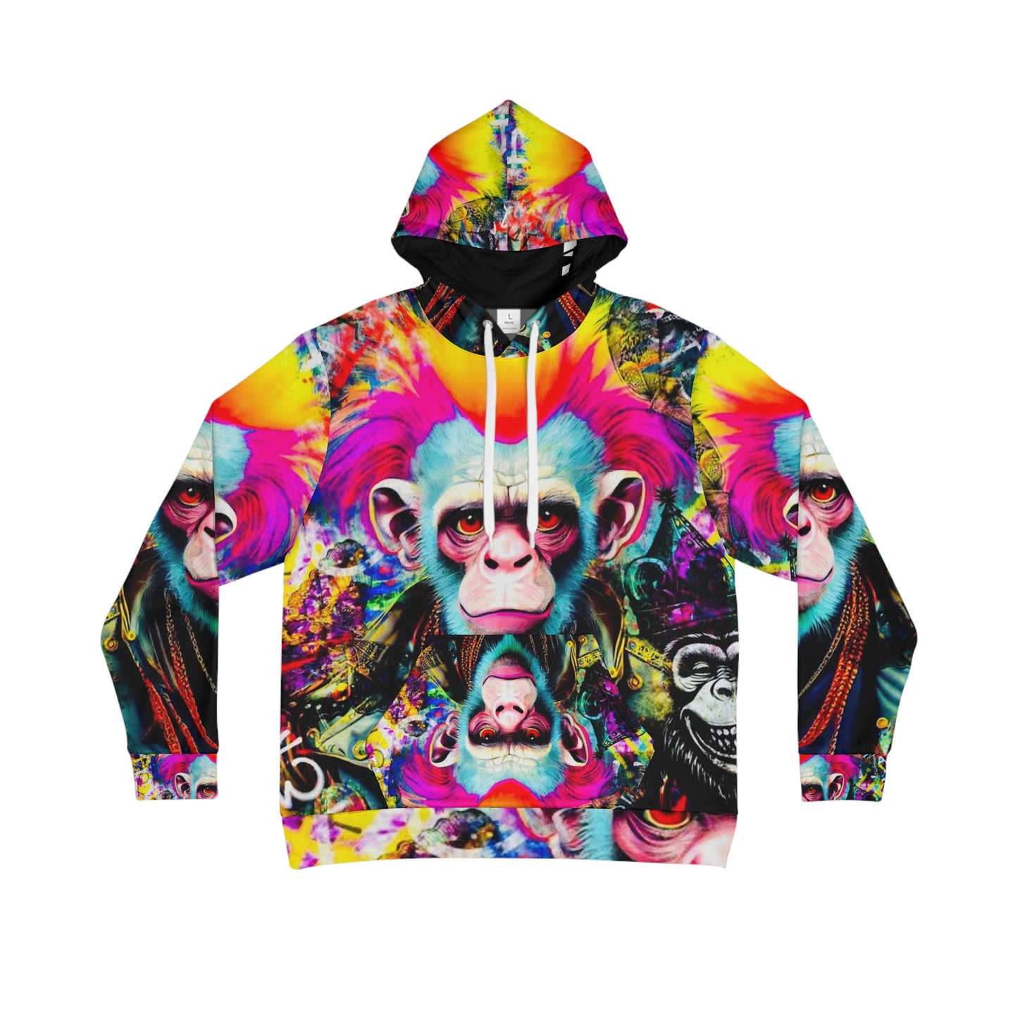 Men's Hoodie - Monkey Hawk