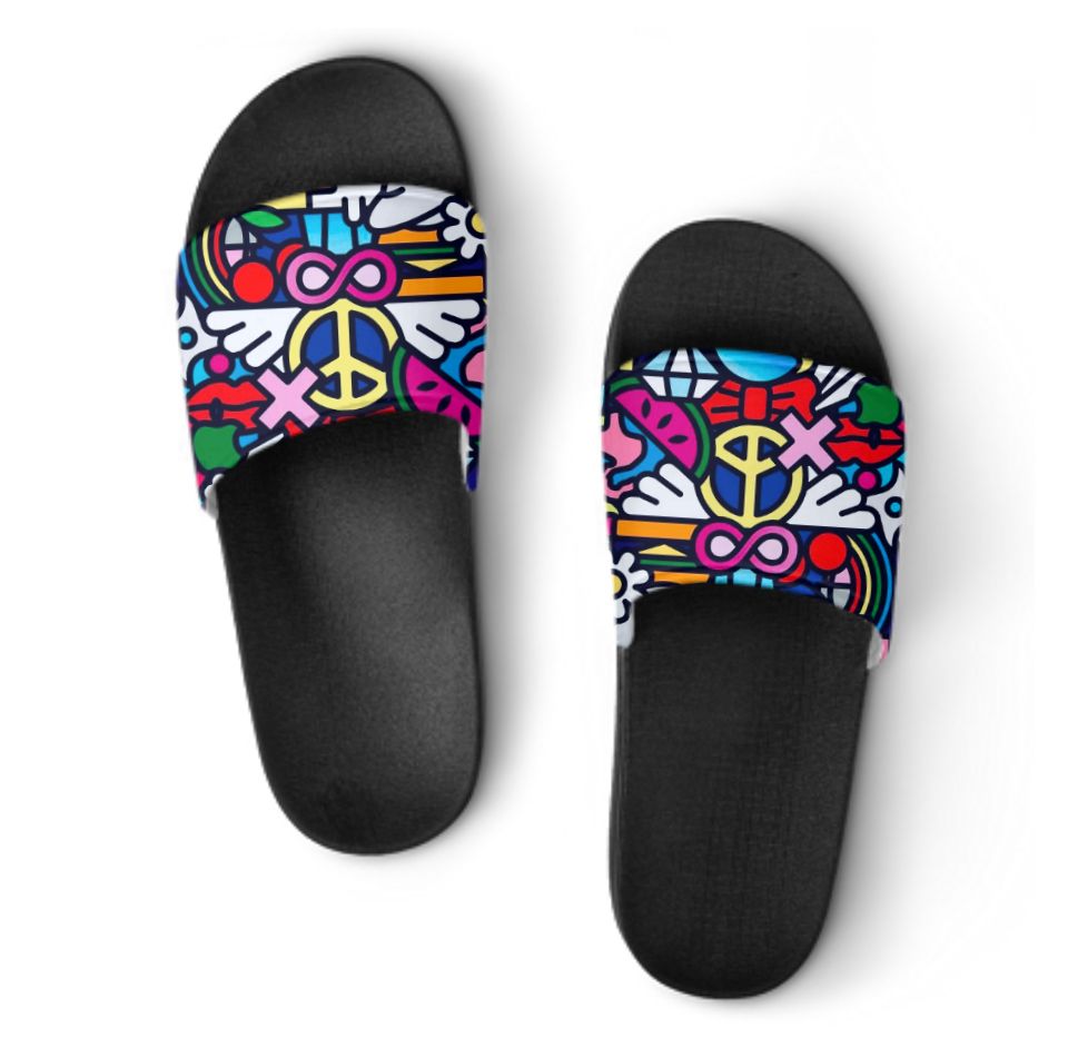 PEACE LOVE and UNITY SANDALS